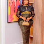 Black and gold maxi dress