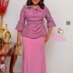 Maxi skirt suit dress.