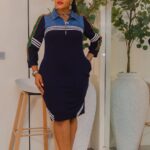 Scuba midi bodycon Dress